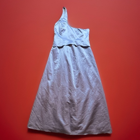 Sissy Princess Long blue tuttobene satin Prom Formal dress Ball Gown XL CD TS - Picture 3 of 5